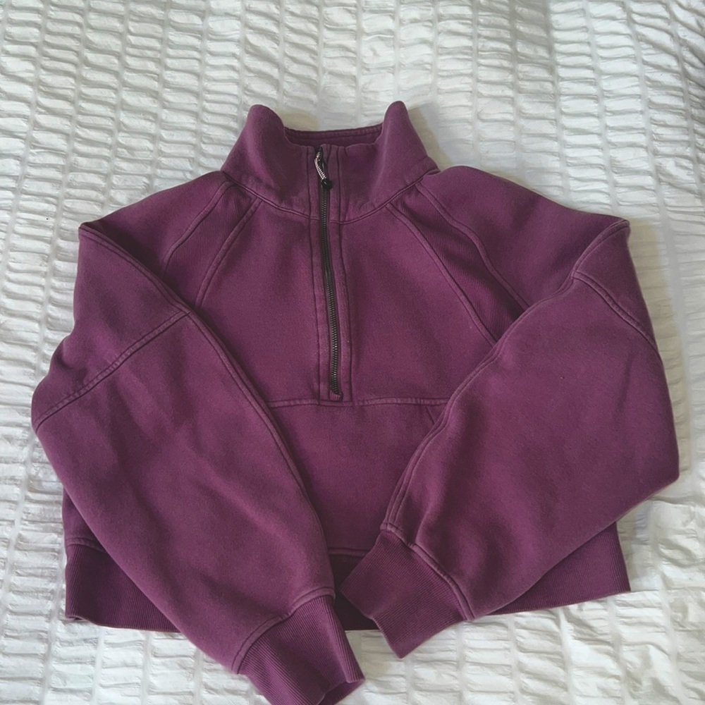 Lululemon half zip hoodie size Small color: grape